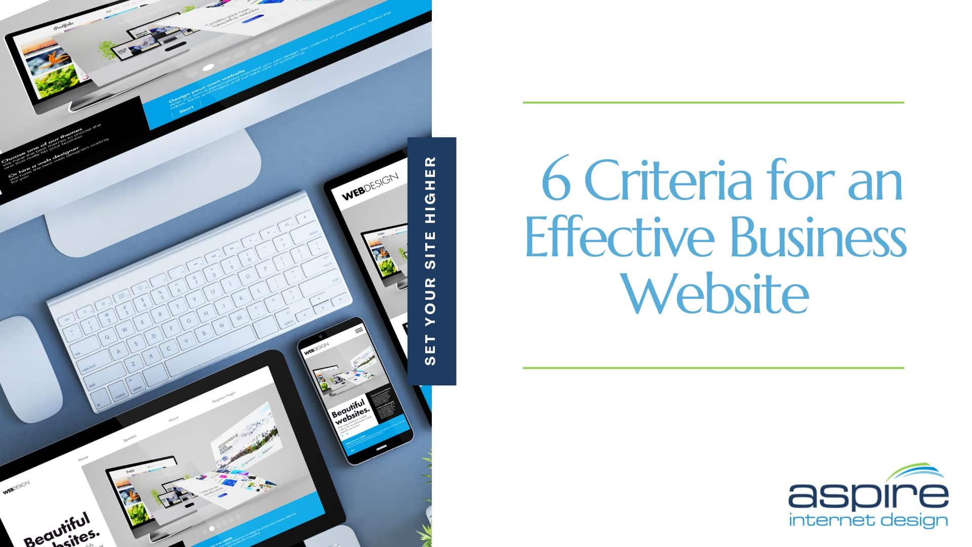 6 Criteria for an Effective Business Website