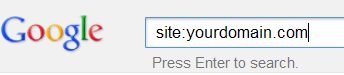 Google's Indexed Pages Tool